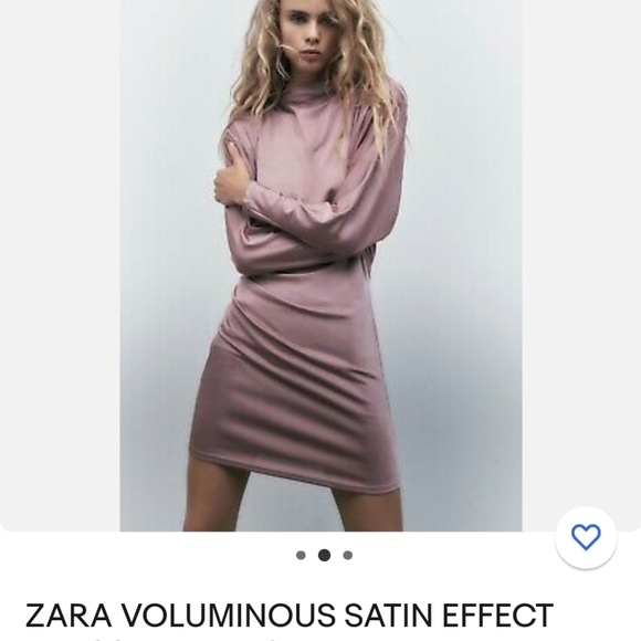 NWT Zara voluminous dress size large - Picture 2 of 2